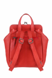 Vintage washed city- backpack bloodred