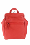 Vintage washed city- backpack bloodred