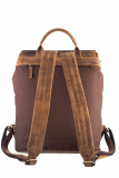 Vintage-Leder Rucksack braun