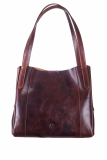 Rugged Hobo Shopper teak brown