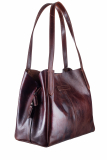 Rugged Hobo Shopper teak brown