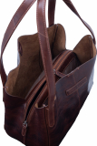 Rugged Hobo Shopper teak brown