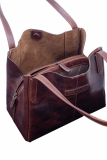 Rugged Hobo Shopper teak brown