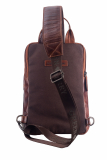 Rugged Body-Crossover Bag I. teak brown