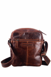 Rugged Shoulderbag L teak brown