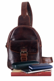 Rugged Body-Crossover Bag II. teak brown