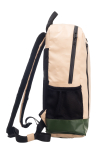 Upcycled Rucksack aus Tarpaulin beige/olive