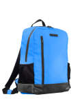 Upcycled Rucksack aus Tarpaulin space blue/black