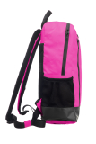 Upcycled Rucksack aus Tarpaulin fuchsia/black