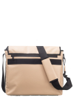 Upcycled Messenger aus Tarpaulin beige/olive