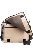 Upcycled Messenger aus Tarpaulin beige/olive