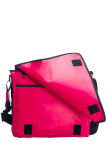 Upcycled Messenger aus Tarpaulin fuchsia