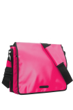 Upcycled Messenger aus Tarpaulin fuchsia