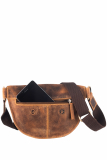 Vintage Bauchtasche V. Leder