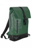 Upcycled Rucksack aus Tarpaulin olive/black