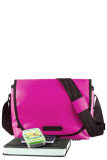 Upcycled Crossbody aus Tarpaulin fuchsia