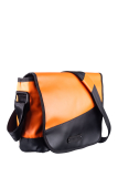 Upcycled Crossbody aus Tarpaulin orange/black