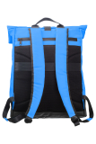 Upcycled Rucksack aus Tarpaulin space blue/black